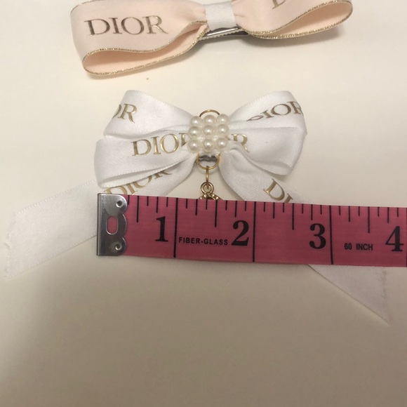 DIOR Hair Clip Set- handmade with original DIOR ribbon - Picture 6 of 6